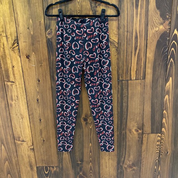Valentines Day Heart One Size Leggings - Picture 1 of 4